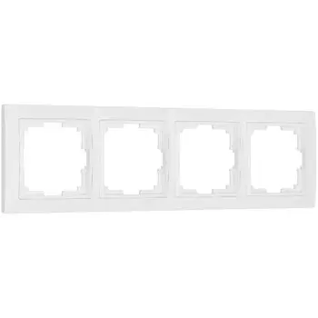 Рамка Werkel W0042001/ Рамка на 4 поста Snabb basic (белый)