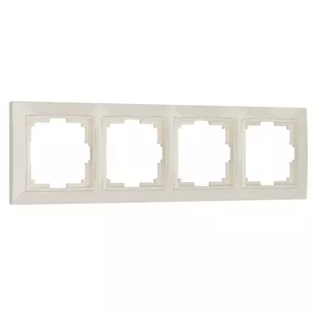 Рамка Werkel W0042003/ Рамка на 4 поста Snabb basic (слоновая кость)