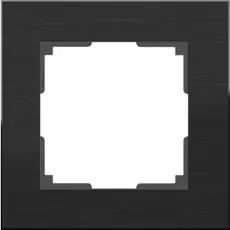 Рамка Werkel WL11-Frame-01 / Рамка на 1 пост (черный алюминий)