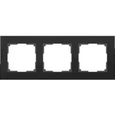 Рамка Werkel WL11-Frame-03 / Рамка на 3 поста (черный алюминий)