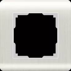 Рамка Werkel WL12-Frame-01 / Рамка на 1 пост (перламутровый)