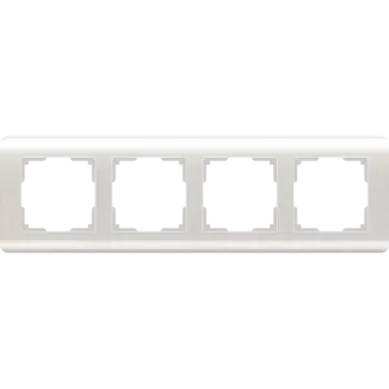 Рамка Werkel WL12-Frame-04 / Рамка на 4 поста (перламутровый)