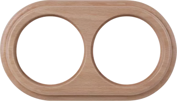 Рамка Werkel WL15-frame-02 / Рамка на 2 поста (светлый бук)