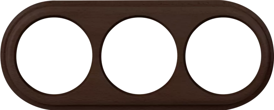 Рамка Werkel WL15-frame-03 / Рамка на 3 поста (венге)