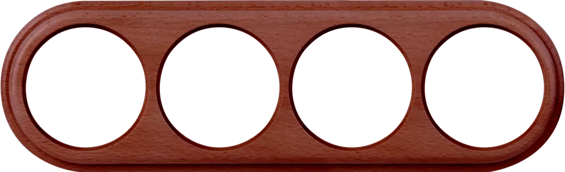 Рамка Werkel WL15-frame-04 / Рамка на 4 поста (итальянский орех)