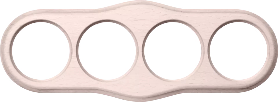 Рамка Werkel WL20-frame-04 / Рамка на 4 поста (беленый дуб)