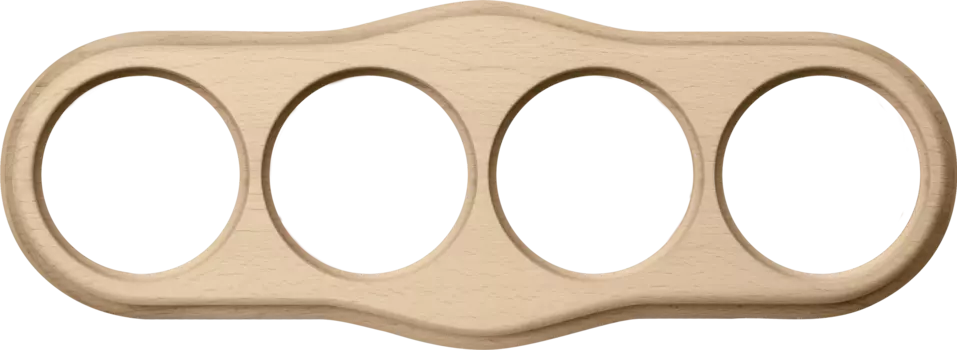 Рамка Werkel WL20-frame-04 / Рамка на 4 поста (светлый бук)