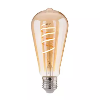 Ретро лампа Eurosvet FDL 8W 3300K E27 (ST64 спираль тонированный)