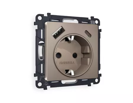 Розетка Ambrella Volt ALFA MA640010