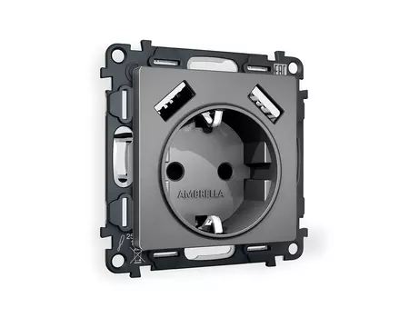 Розетка Ambrella Volt ALFA MA659010