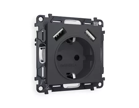 Розетка Ambrella Volt ALFA MA909010