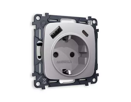 Розетка Ambrella Volt OMEGA MO510010