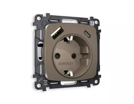 Розетка Ambrella Volt OMEGA MO640010