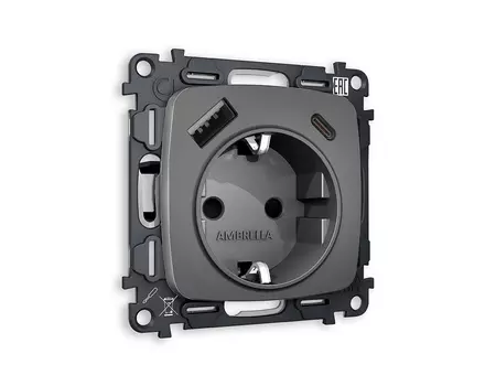Розетка Ambrella Volt OMEGA MO660010