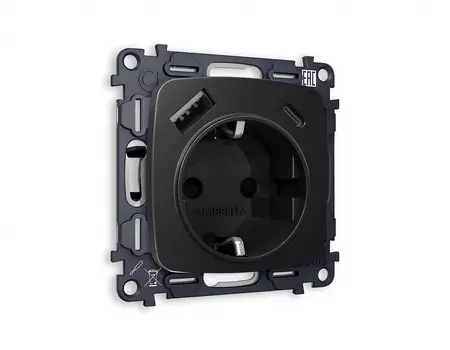 Розетка Ambrella Volt OMEGA MO810010