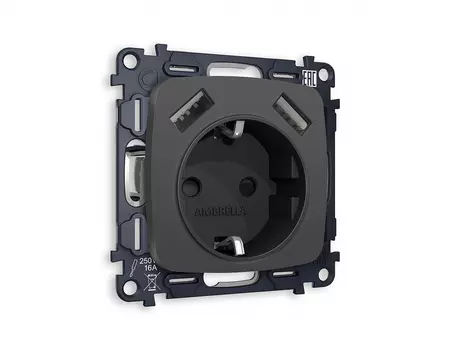 Розетка Ambrella Volt OMEGA MO909010