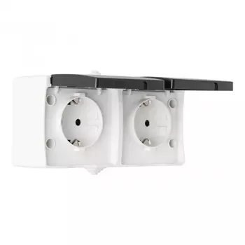 Розетка Arte Milano Am-309 309.40-2.grey