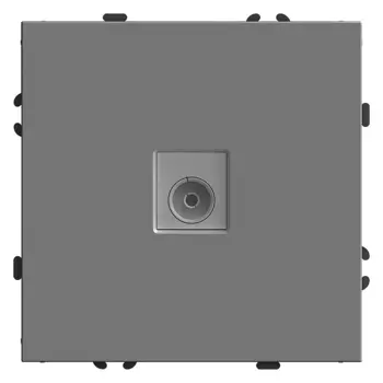 Розетка телевизионная 1-местная (механизм) Stekker Эмили 49953