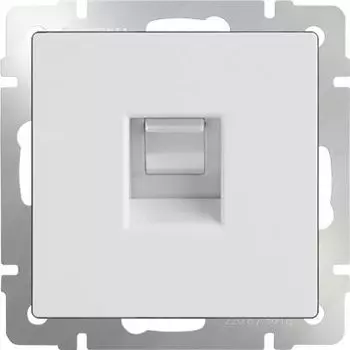 Розетка Werkel Белый WL01-RJ-11 / Телефонная розетка RJ-11 (белая)