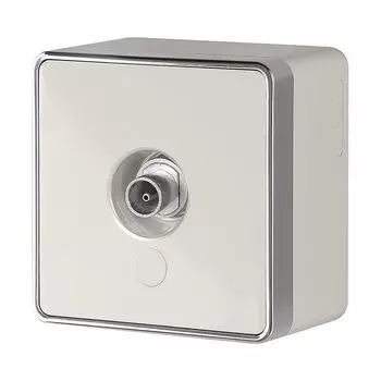 Розетка Werkel Накладные механизмы Gallant слоновая кость W5083003/ ТВ