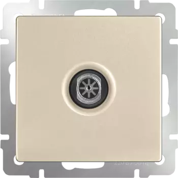 Розетка Werkel Шампань WL11-TV / ТВ-розетка оконечная (шампань)