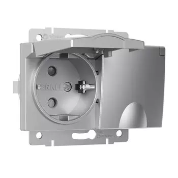 Розетка Werkel W1172206/ Розетка двойная влагозащ. с зазем. с защит. к
