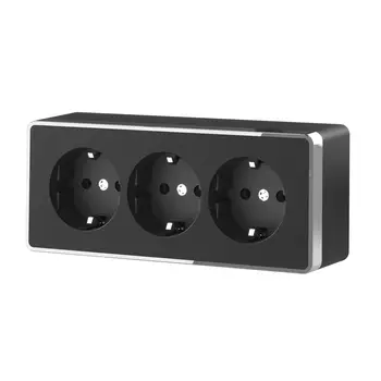 Розетка Werkel W5073135/ Розетка тройная с заземлением и шторками Gall