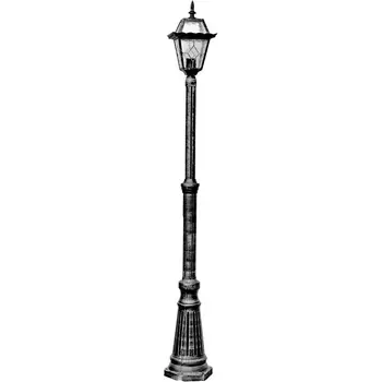 Столб фонарный уличный Arte Lamp PARIS A1357PA-1BS