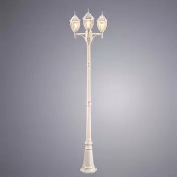 Столб фонарный уличный Arte Lamp Pegasus A3151PA-3WG