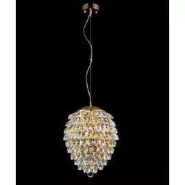 Светильник подвесной Crystal Lux Charme CHARME SP2+2 LED GOLD/TRANSPARENT