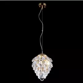 Светильник подвесной Crystal Lux Charme CHARME SP1+1 LED GOLD/TRANSPAR