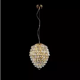 Светильник подвесной Crystal Lux Charme CHARME SP4 GOLD/TRANSPARENT
