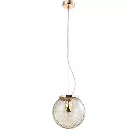 Светильник подвесной Crystal Lux Mayo MAYO SP1 D200 GOLD/AMBER