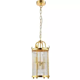 Светильник подвесной Crystal Lux Tadeo TADEO SP4 D200 GOLD/TRANSPARENT