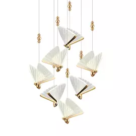 Светильник подвесной Delight Collection Butterfly OM8201008-7 rose gol