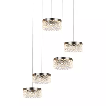 Светильник подвесной Delight Collection Diamond cut MD21020075-5A sati