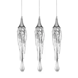 Светильник подвесной Delight Collection Goddess Tears P68009L-3 chrome