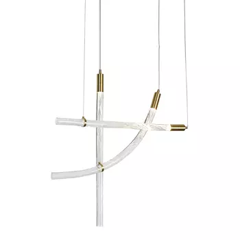 Светильник подвесной Delight Collection OB2412 OB2412-3 gold/clear