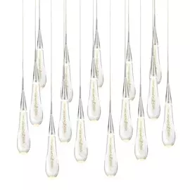 Светильник подвесной Delight Collection Pour P98036-16 silver