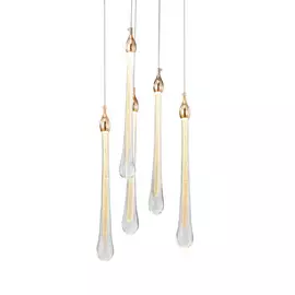 Светильник подвесной Delight Collection Teardrop OM801670-5-G