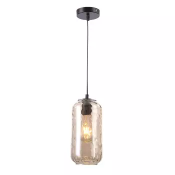 Светильник подвесной Escada Rise 10177/1S Black/Cognac