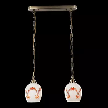 Светильник подвесной Eurosvet 50030 50030/2 античная бронза