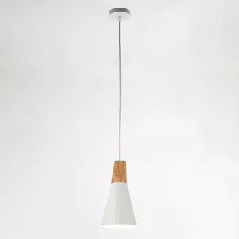 Светильник подвесной Eurosvet 50073 50073/1 белый/светлое дерево