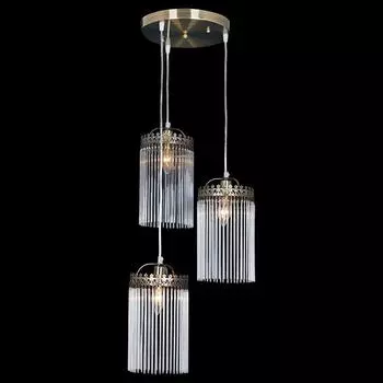 Светильник подвесной Eurosvet 60100/3 античная бронза