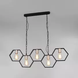 Светильник подвесной Eurosvet Arnia 70117/5 черный