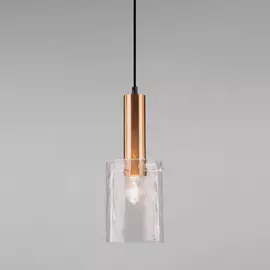 Светильник подвесной Eurosvet Asti 50177/1 черный/бронза