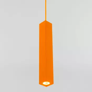 Светильник подвесной Eurosvet Cant 50154/1 LED оранжевый 7W