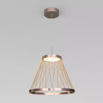 Светильник подвесной Eurosvet Cesta 40016/1 LED коричневый