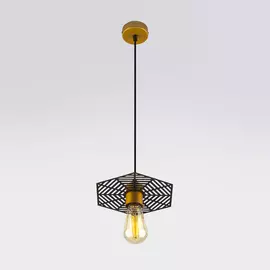 Светильник подвесной Eurosvet Creto 50167/1 бронза/черный