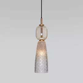 Светильник подвесной Eurosvet Glossy 50211/1 янтарный